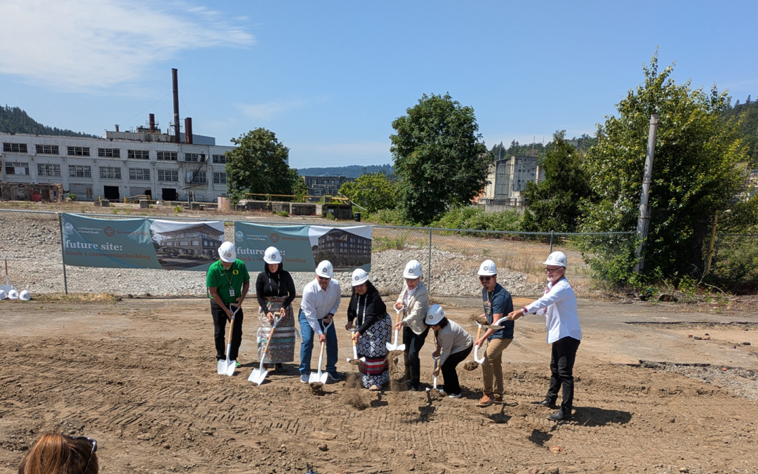 Groundbreaking for tumwata village at Willamette Falls