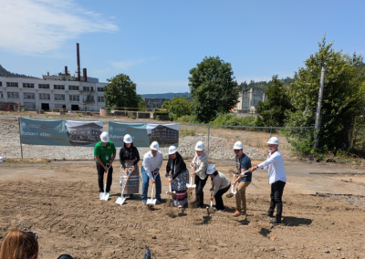 Groundbreaking for tumwata village at Willamette Falls